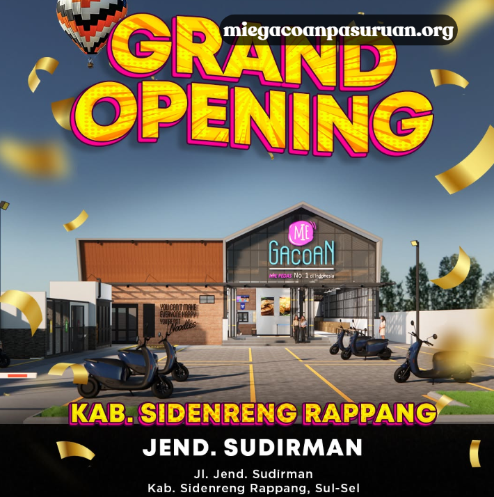 Grand Opening Mie Gacoan Sidenreng Rappang di Jend. Sudirman